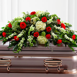 Casket Spray with Roses